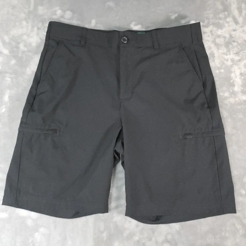Birdie Bound Golf Shorts Black Men's US Size 34 9 Inch Inseam